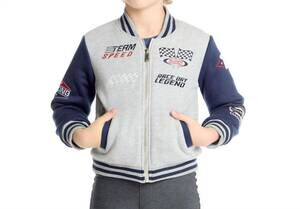 NEW CHASER race car team speed bomber jacket in grey